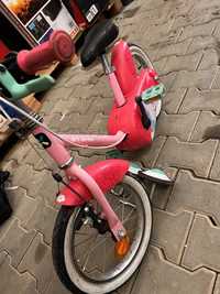 Bicicleta roz dechatlon roti 14"