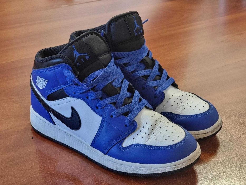 Sneakers Air Jordan 1 Mid (GS) DQ8423 402 Albastru – MARIMEA 38,5