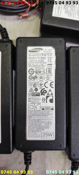 alimentator incarcator samsung 14v 1.8A mufa 6.5mm x 4mm cu pin proba