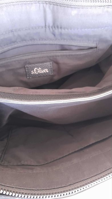 Дамска чанта s.Oliver – черна, еко кожа, отлично състояние