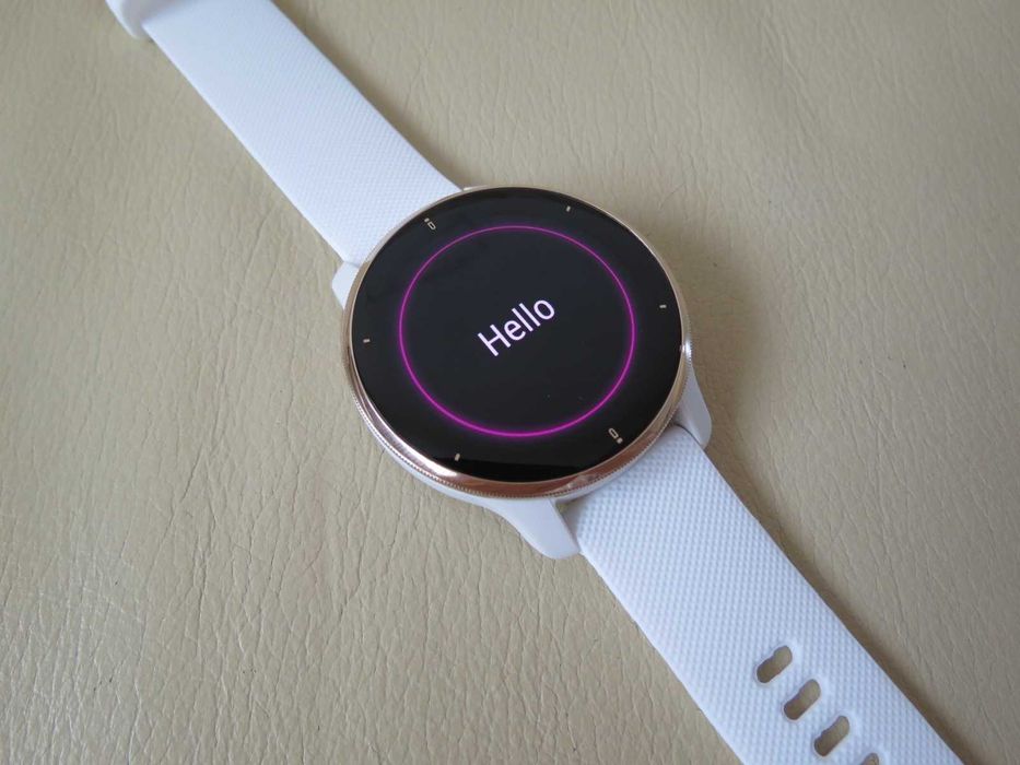 Smartwatch Garmin Venu 2 Plus Music Alb White / Rose Gold - Nou !!!