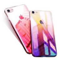 Husa Apple iPhone 8 Plus, Gradient Color Cameleon Roz / Pink