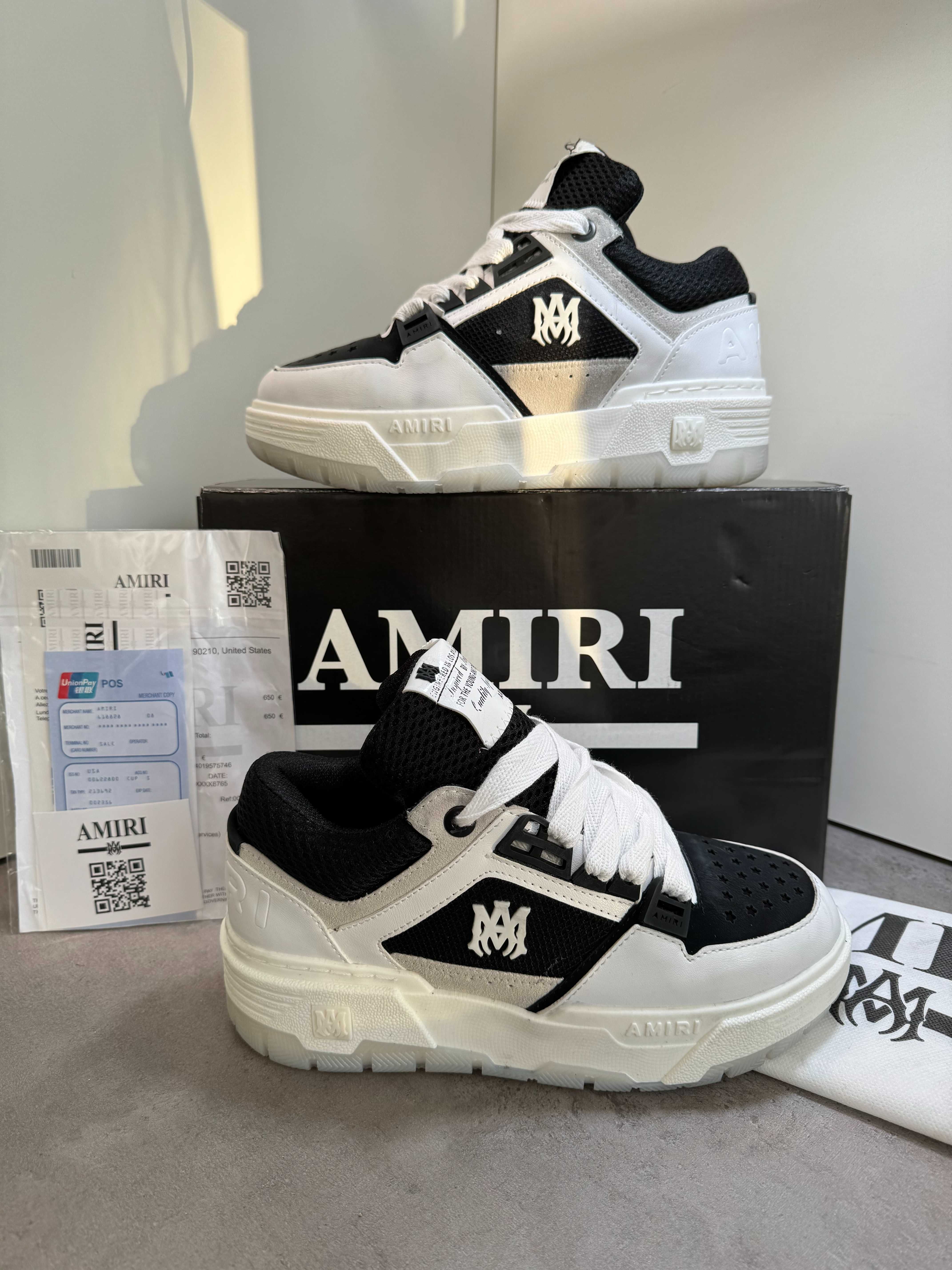 Adidasi AMIRI MA-1 low-top, Produs Nou - Full Box, Premium Unisex