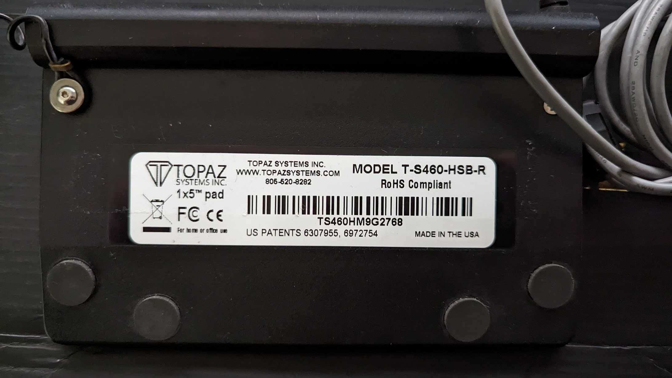 Dispozitiv semnatura Topaz SigLite LCD 1x5, T-L460-HSB-R