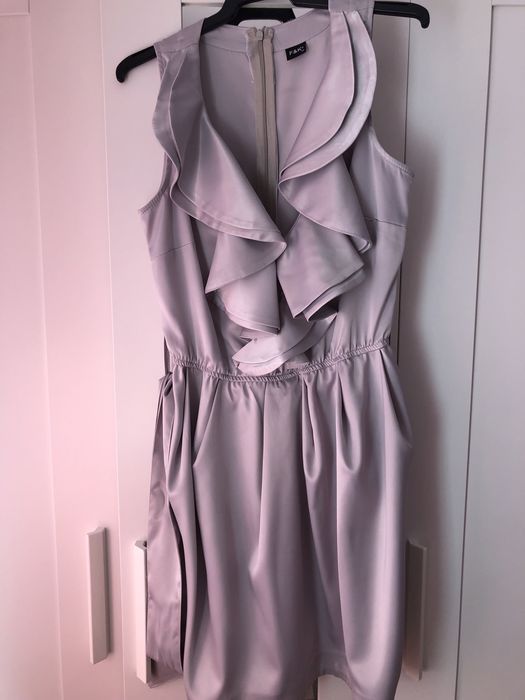 Rochie argintie marimea 38