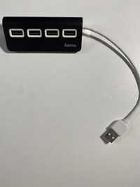 Adaptor HAMA USB 4 porturi 10 ani garantie