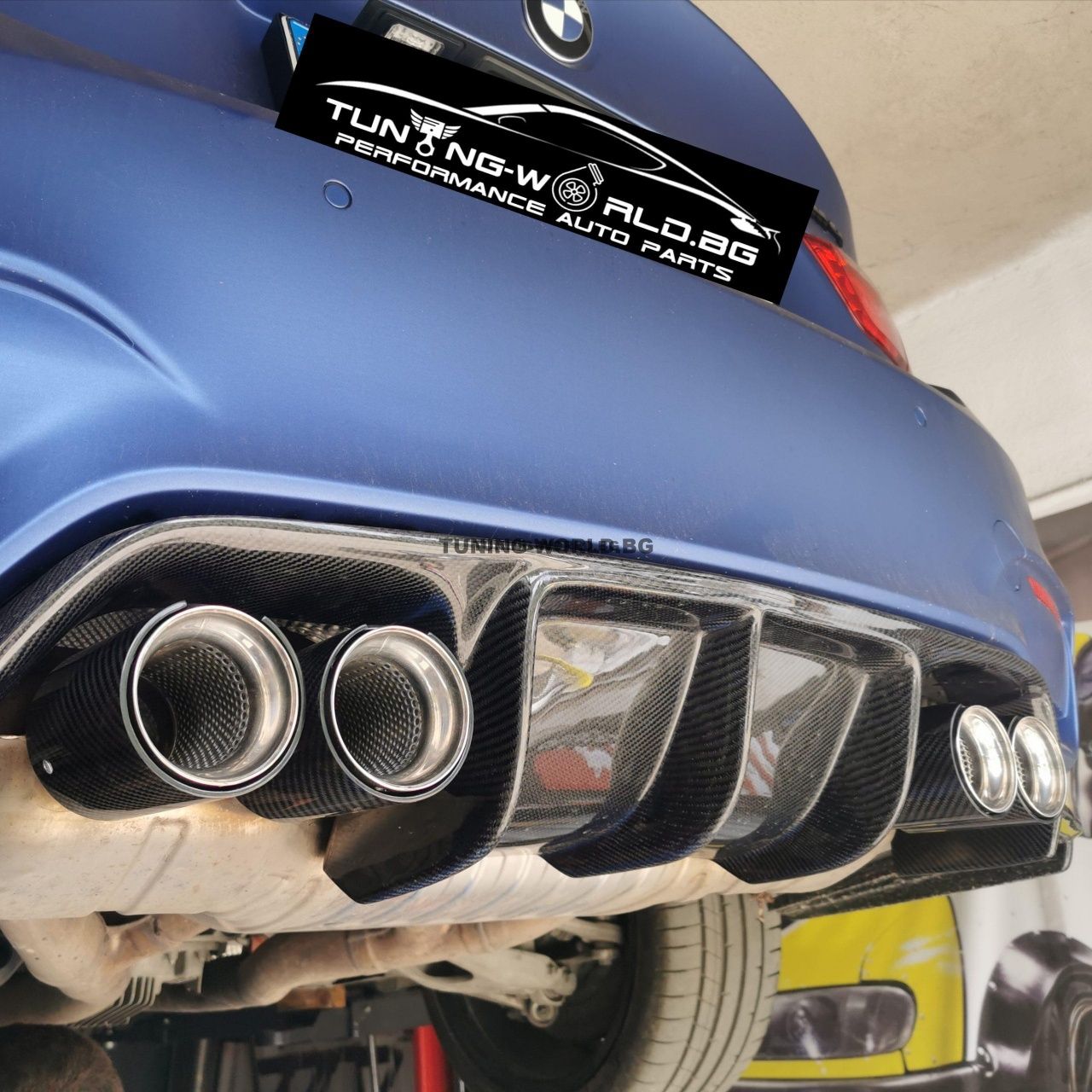 BMW M спортни накрайници за генерация ауспух Akrapovic M4 Power M3 RS