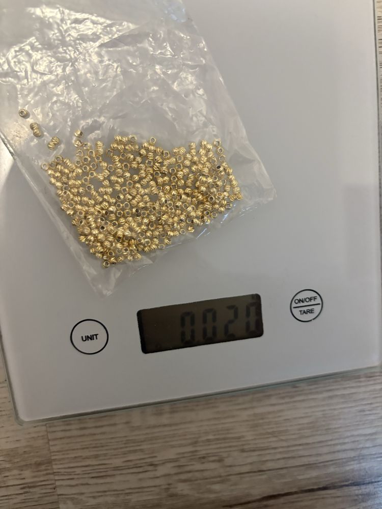 Bile inox placate cu aur 14K - 20 grame