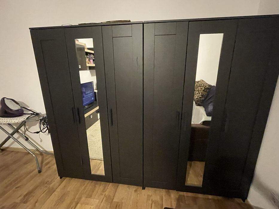 Vand 2 dulapuri BRIMNES (cu 3 usi) Ikea