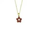 Colier aur galben 14k cu pandant floricica - DA516