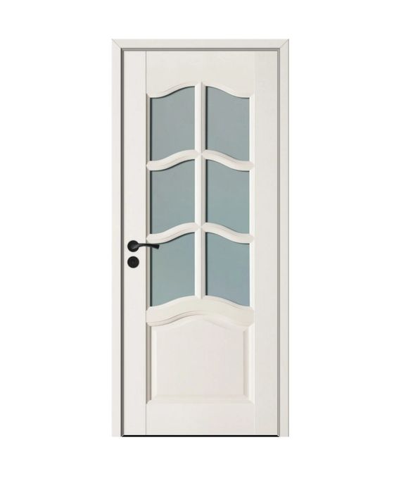 Usa interior din lemn cu geam NOUA 88 x 203 cm