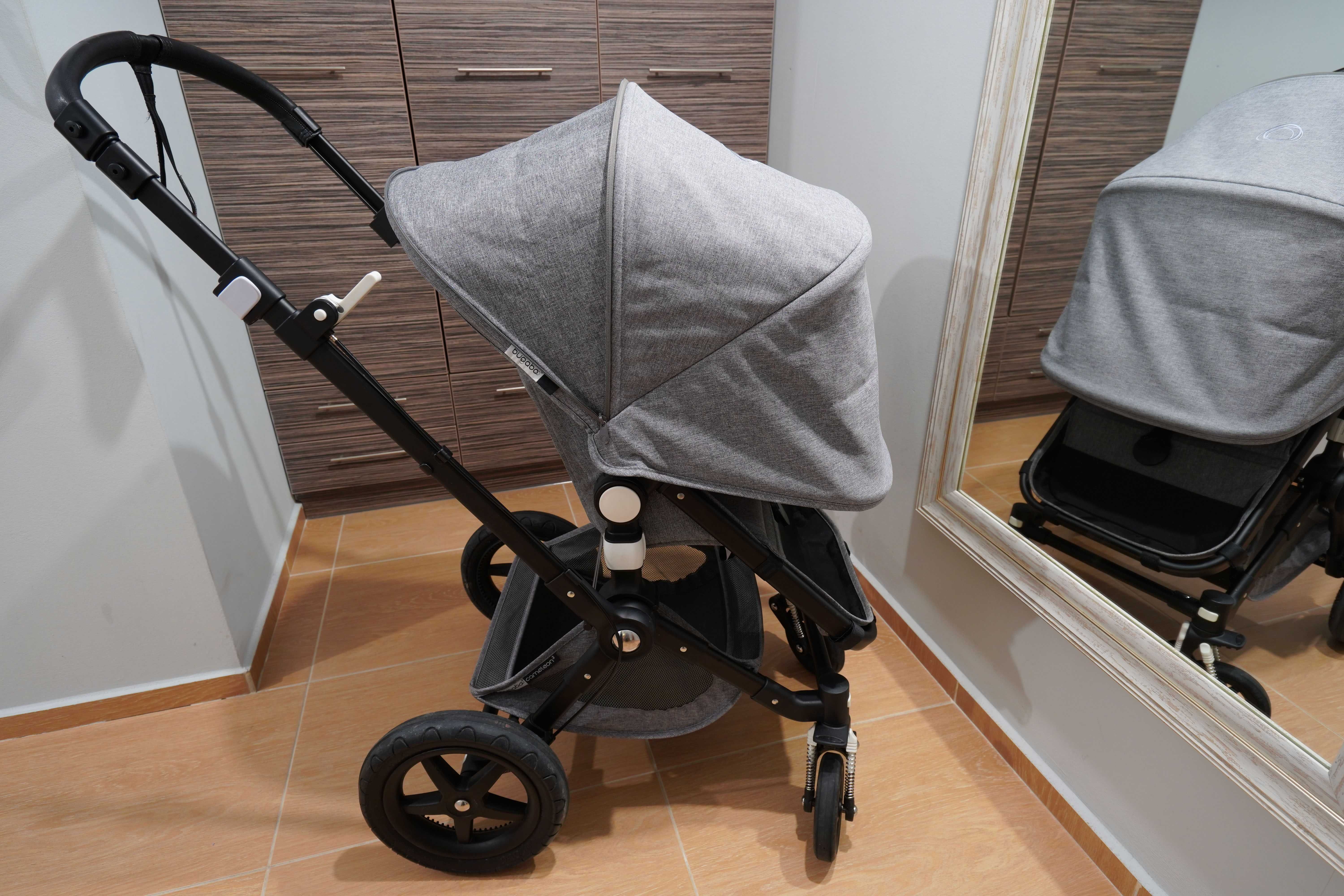 Дизайнерска количика Bogaboo Cameleon 3 Melange Grey + Бонуси Stokke