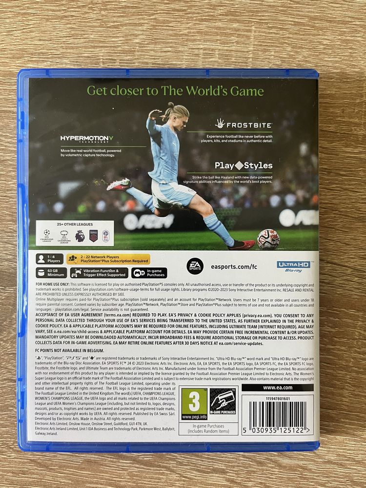 Fifa 24, диск, не установка!