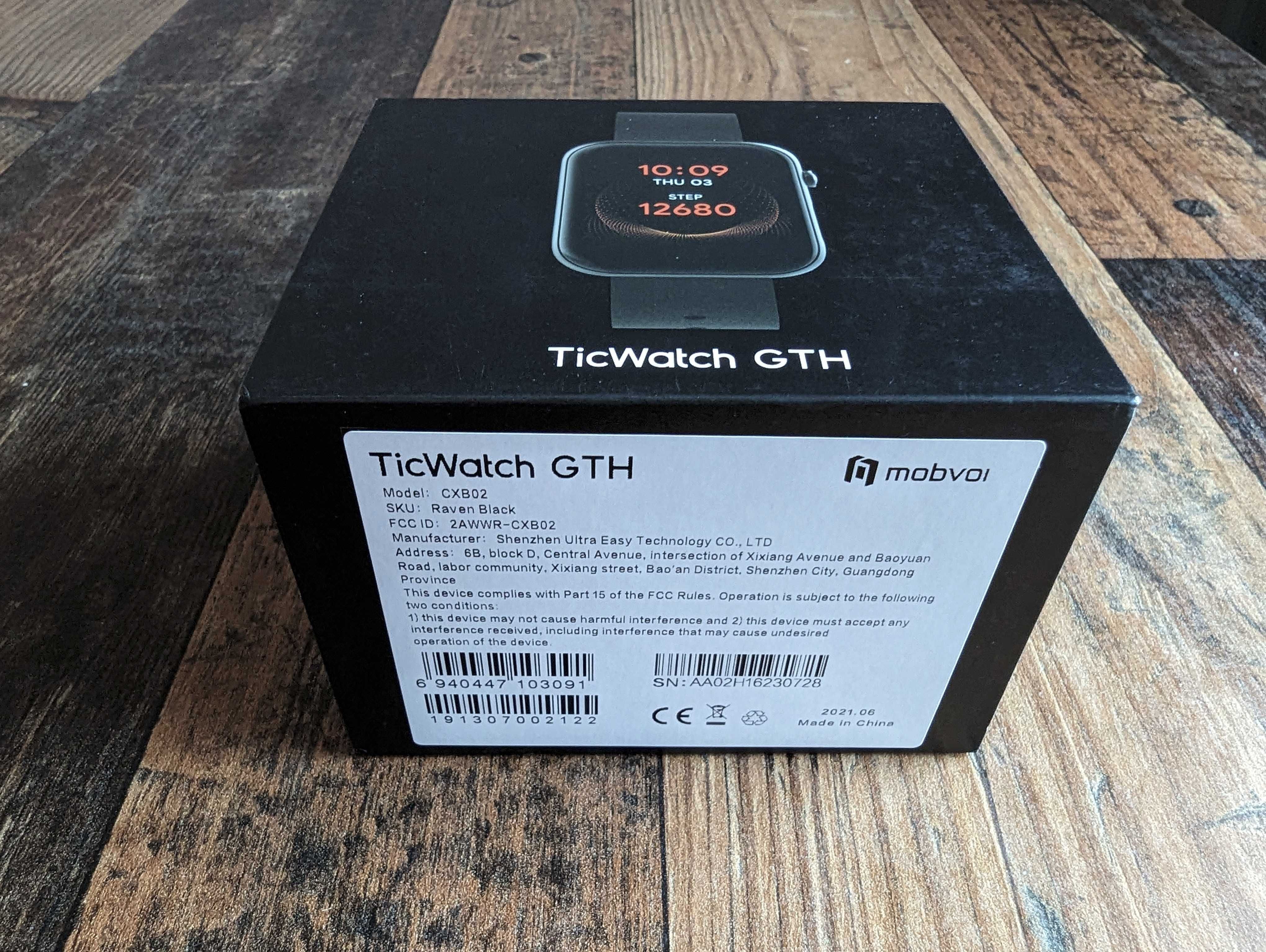 НОВ брандиран спортен Смарт часовник Mobvoi TicWatch GTH много функции