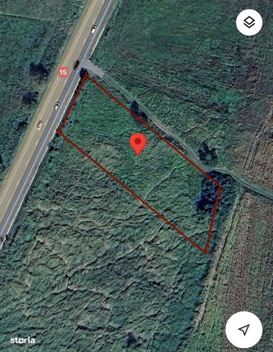 Teren arabil extravilan 4000 mp la strada, la iesire din Dumbravioara