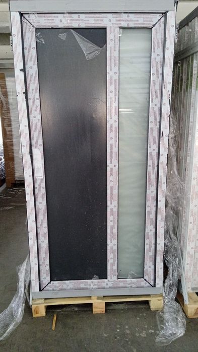 Usa termopan pvc alb si  alb - gri