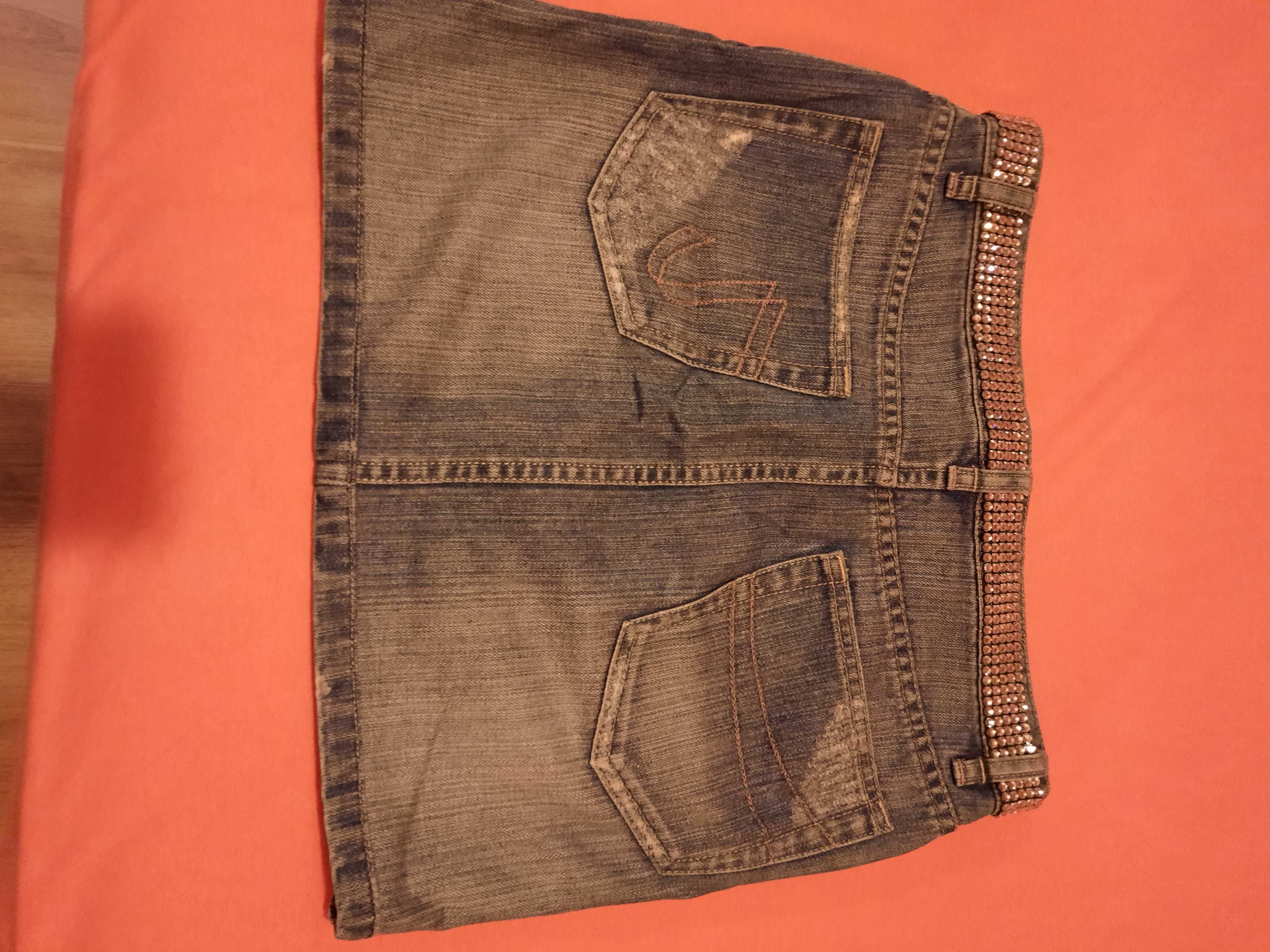 дамска къса дънкова пола JOOP jeans, размер 34 /XS/, но отговаря на S