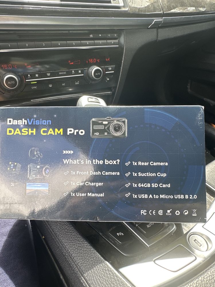 camera bord auto nou sigilat dash vision pro