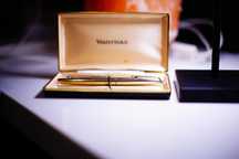 Stilou Waterman C/F peniță de aur 18K