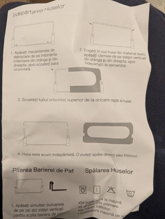 Protecție laterala pat