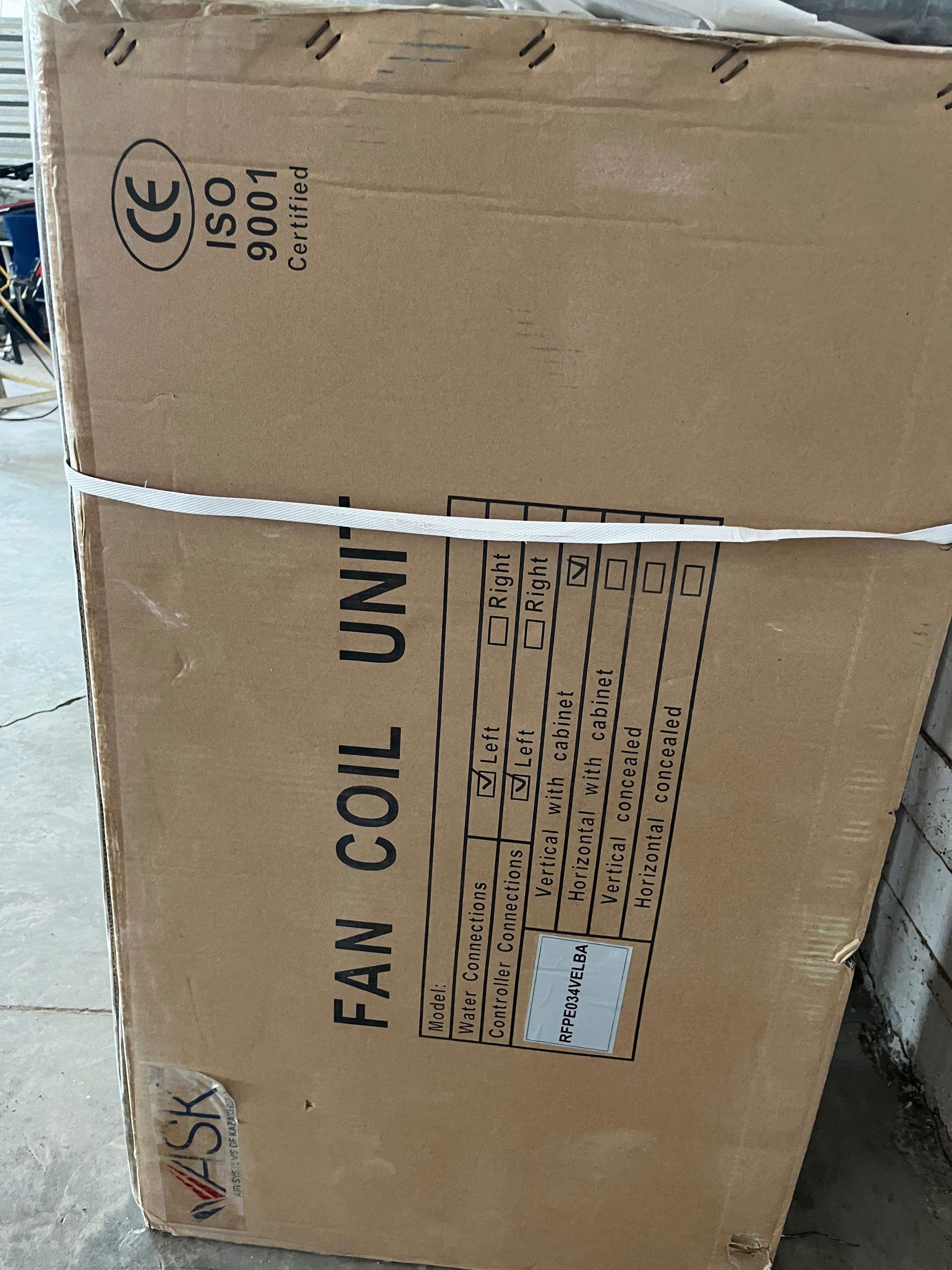 Fan coil unit. RFPE 34. Фанкойл RFPE 34