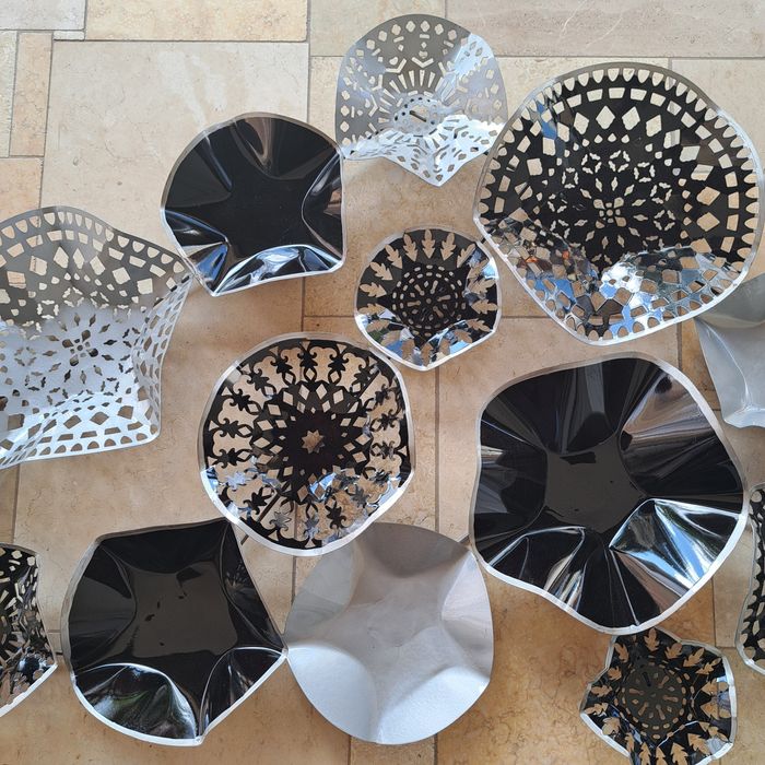 Decorațiuni de perete 3D metalice (Metallart)