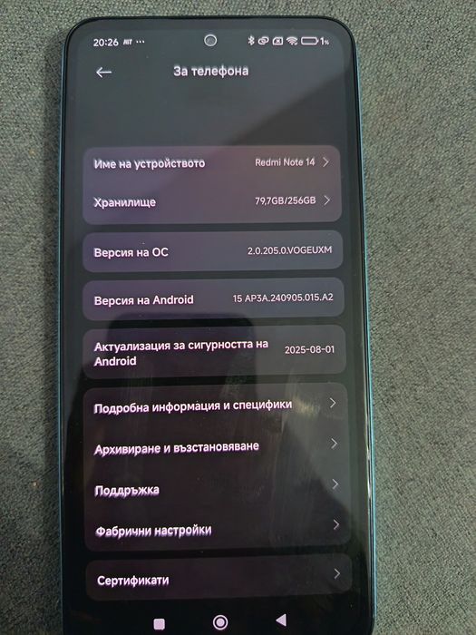 Xiaomi Note 14 8/256