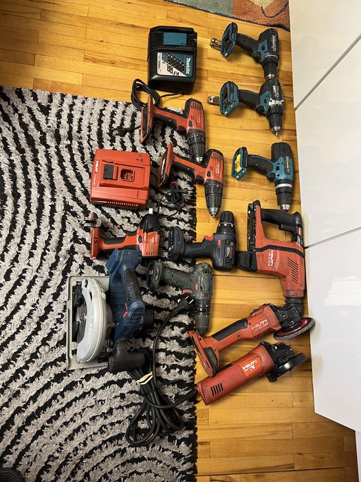 Lot scule hilti makita