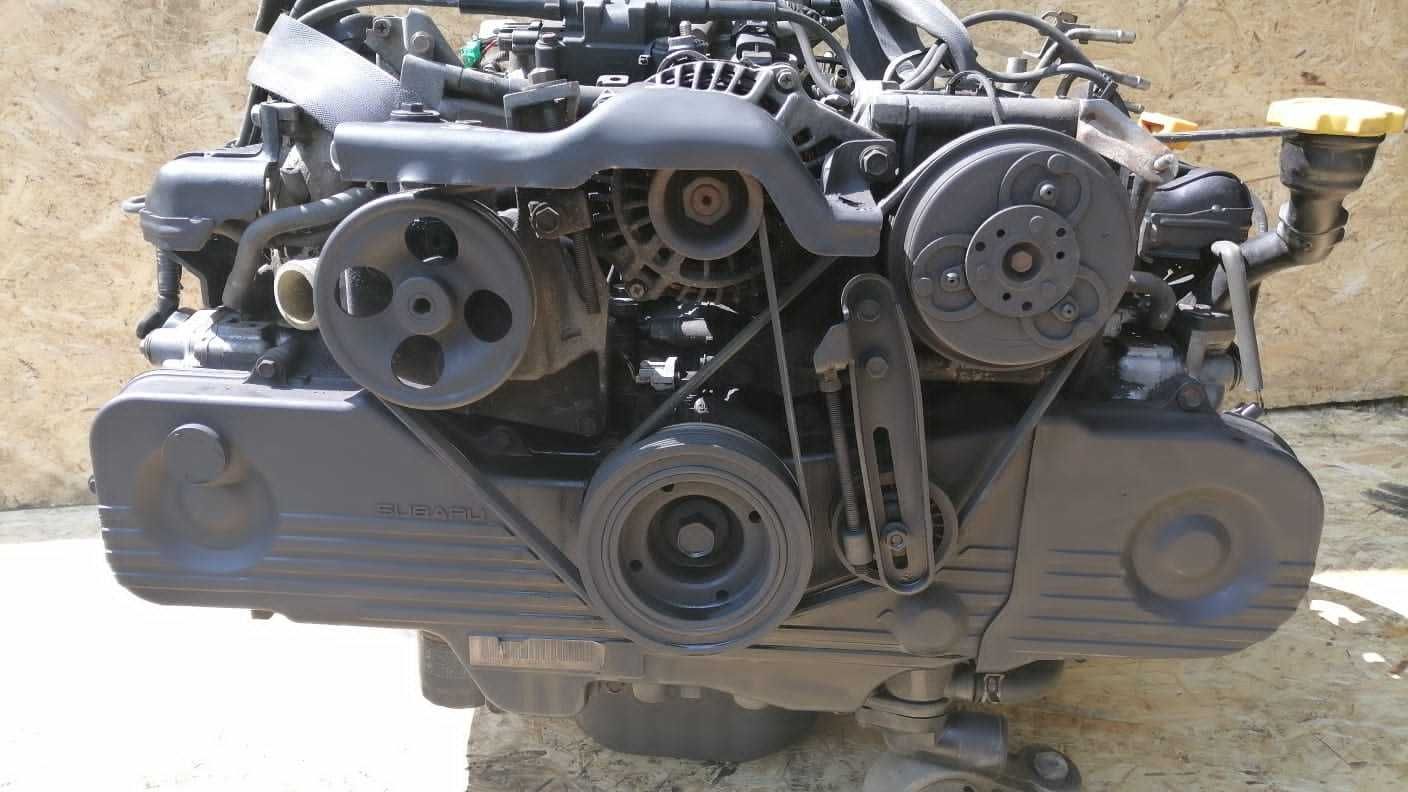 двигатель 2.5см Субару Легаси Аутбак В4  европеец в навесе контрактный