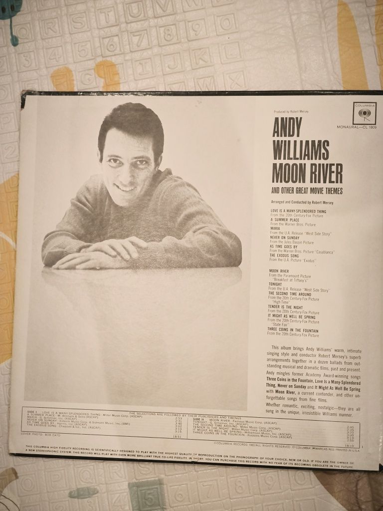 Vinil Andy Williams