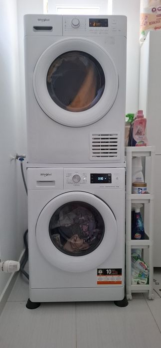 Masina de spalat whirpool , uscător de rufe whirpool