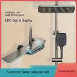 Coloana/baterie de dus-cada VVD Aluminiu anodizat/iluminare/termostat