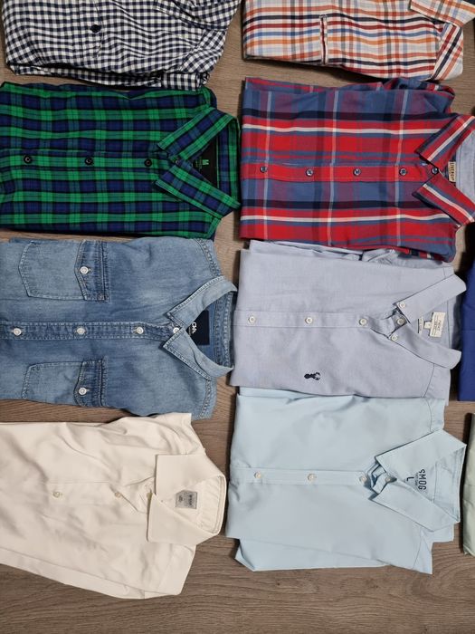 Lot haine 15 camasi (H&M, Boggy, Next, etc ) marimi M-L