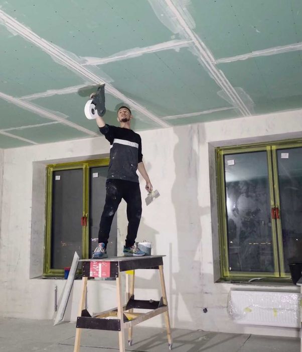 Шпаклёвка стен левкас