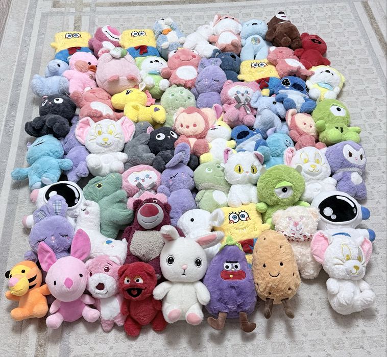 Продам мягкие детские игрушки мишки мультяшки