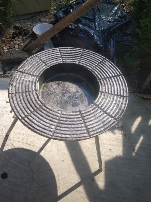 Disc grătar aluminiu masiv