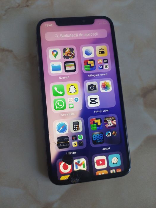 Vând iPhone Xs Gold Neverlocked [spart] [pentru piese] //poze reale