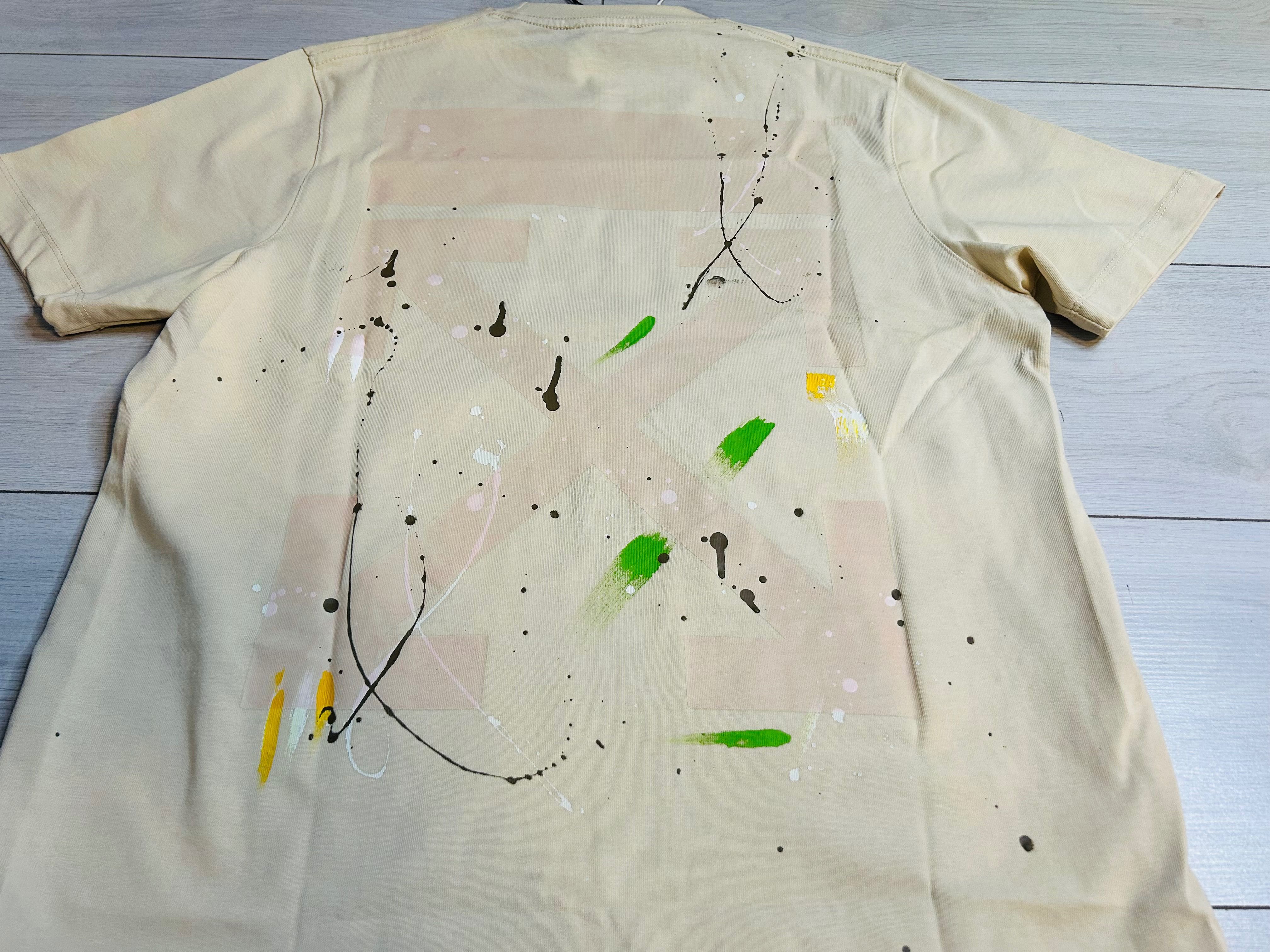 Tricou off white new model crem color 2025