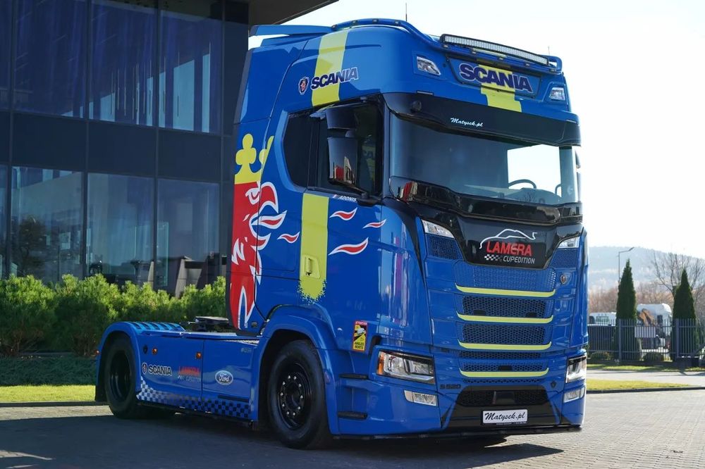 Scania S 520 / V8 / RETARDER / I-PARK COOL / COMPLET AIRMATIC / PIELE / ANVELOPE 100%