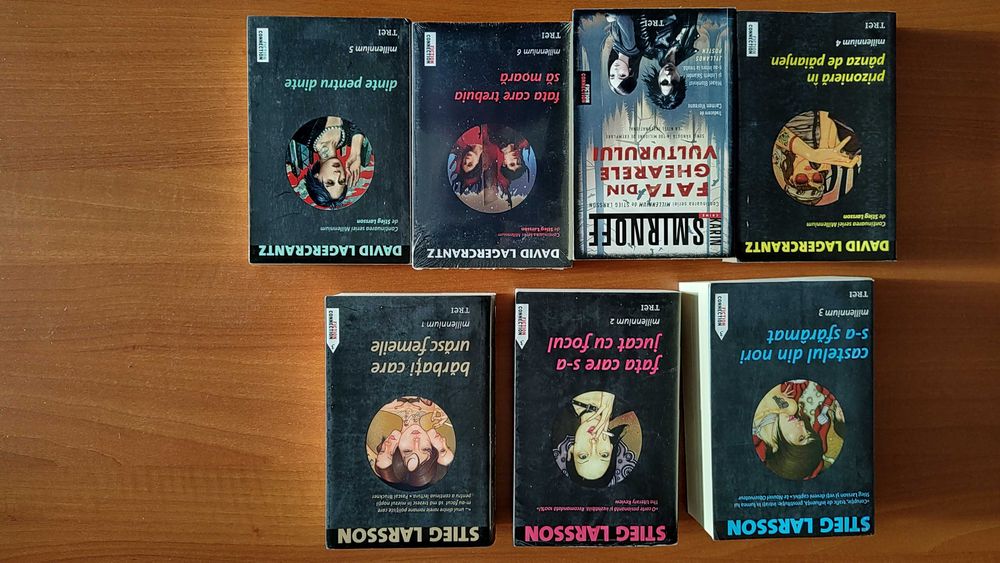 Stieg Larson; David Lagercrantz - seria Millenium (7 titluri)