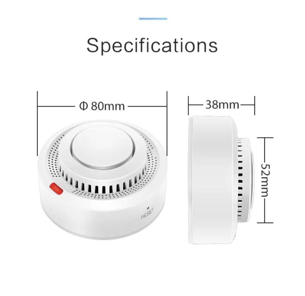 Senzor detector de fum smart WIFI