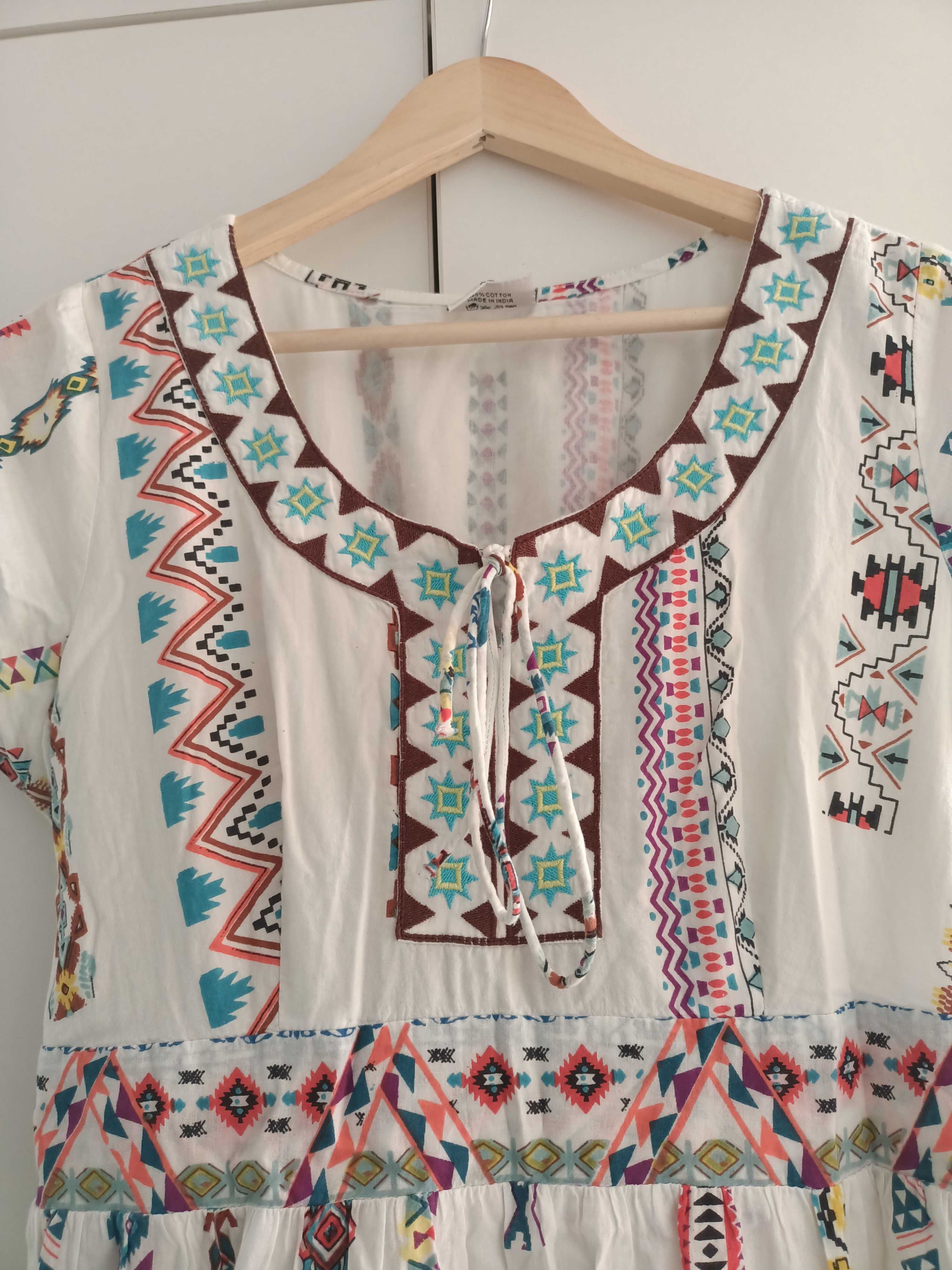 Rochie de damă de vară lungă bumbac vaporoasă și lejeră