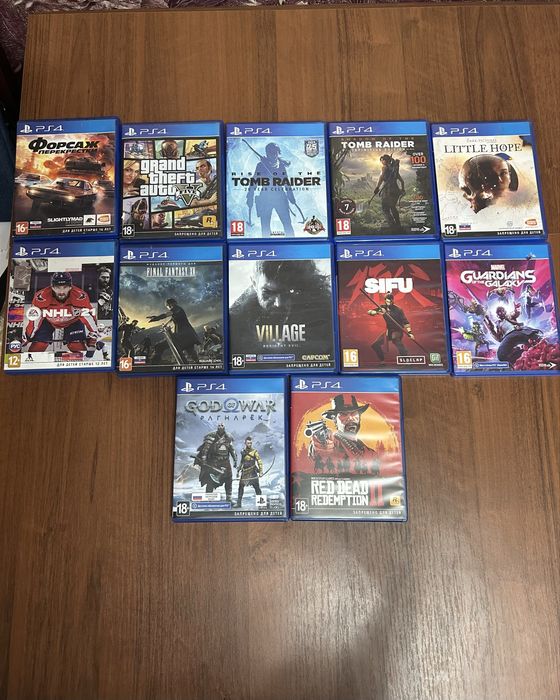 Продам или обменяю игры на ps4