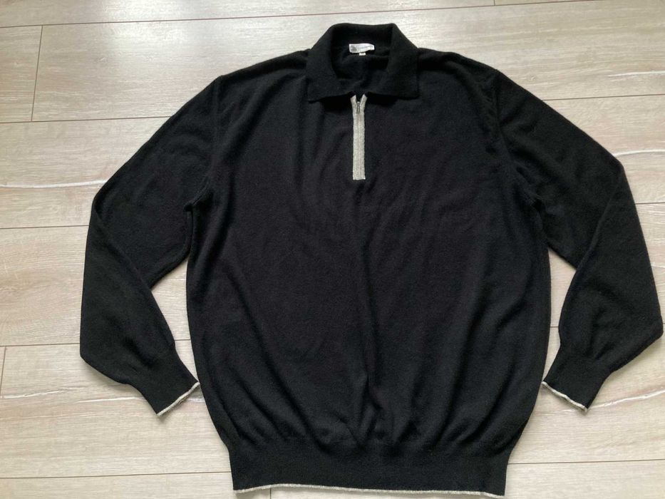 COLOMBO 100% Cashmere мъжки кашмирен пуловер кашмир размер 52