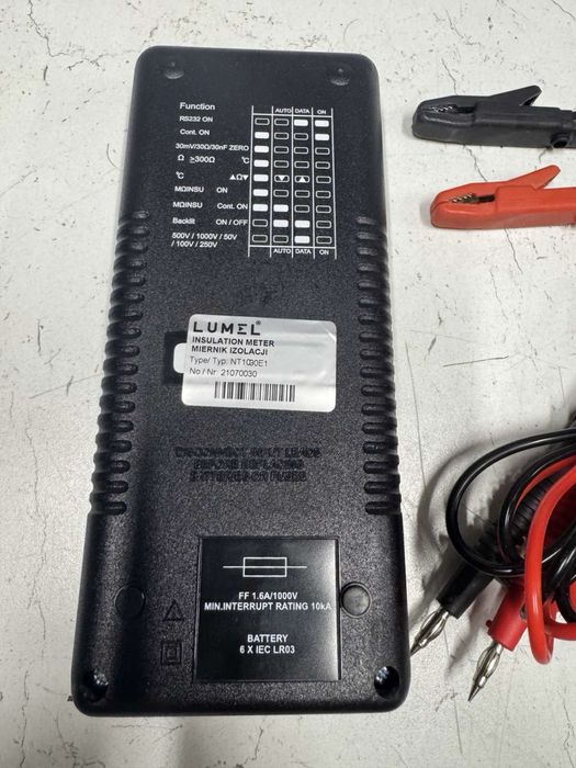 NT10-00M1 LUMEL -измервател съпротивление НА ИЗОЛАЦИЯ