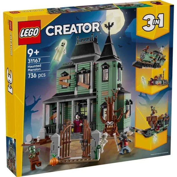 LEGO 31167 Creator 3 в 1 Призрачно имение Haunted Mansion 736 части