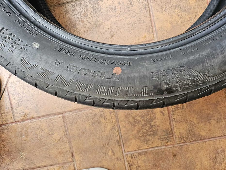 4x anvelope vara Bridgestone Touranza 215/55/R18 DOT 2024 4000km Japan