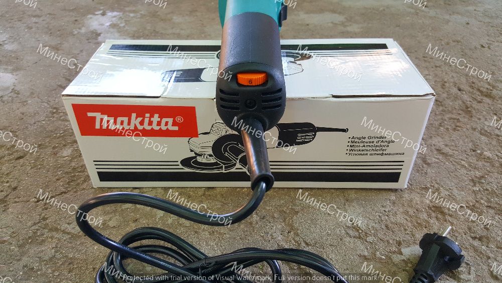 МАКИТА Ъглошлайф MAKITA флекс 1100W 125мм Ракета със / без обороти