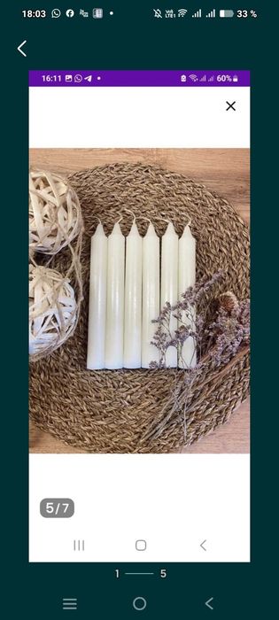 Парафиновые свечи