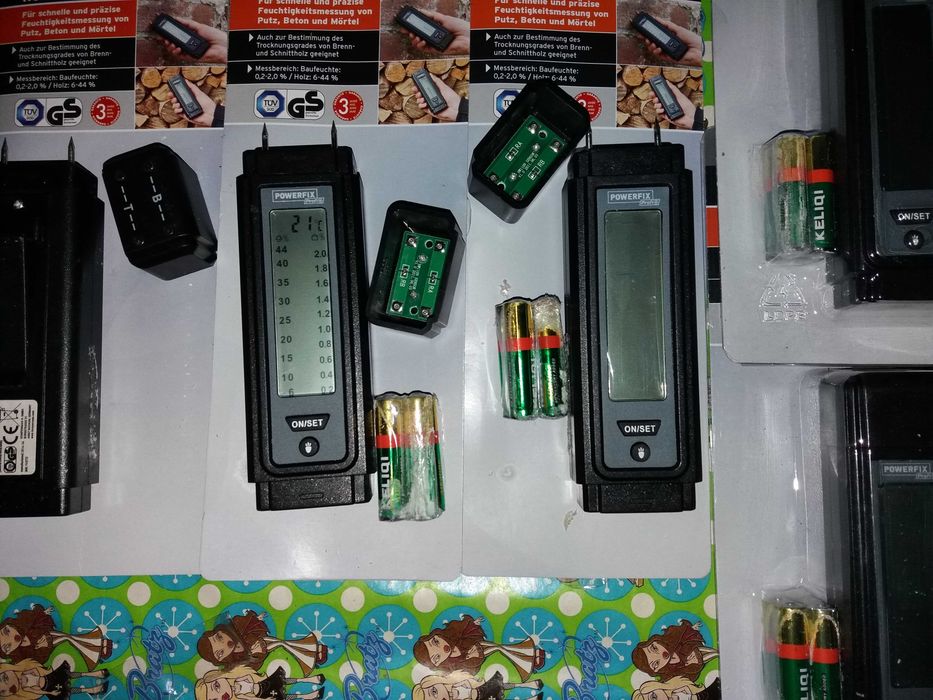 Umidometru Powerfix ecran LCD dispozitiv de măsurare a umidității lemn